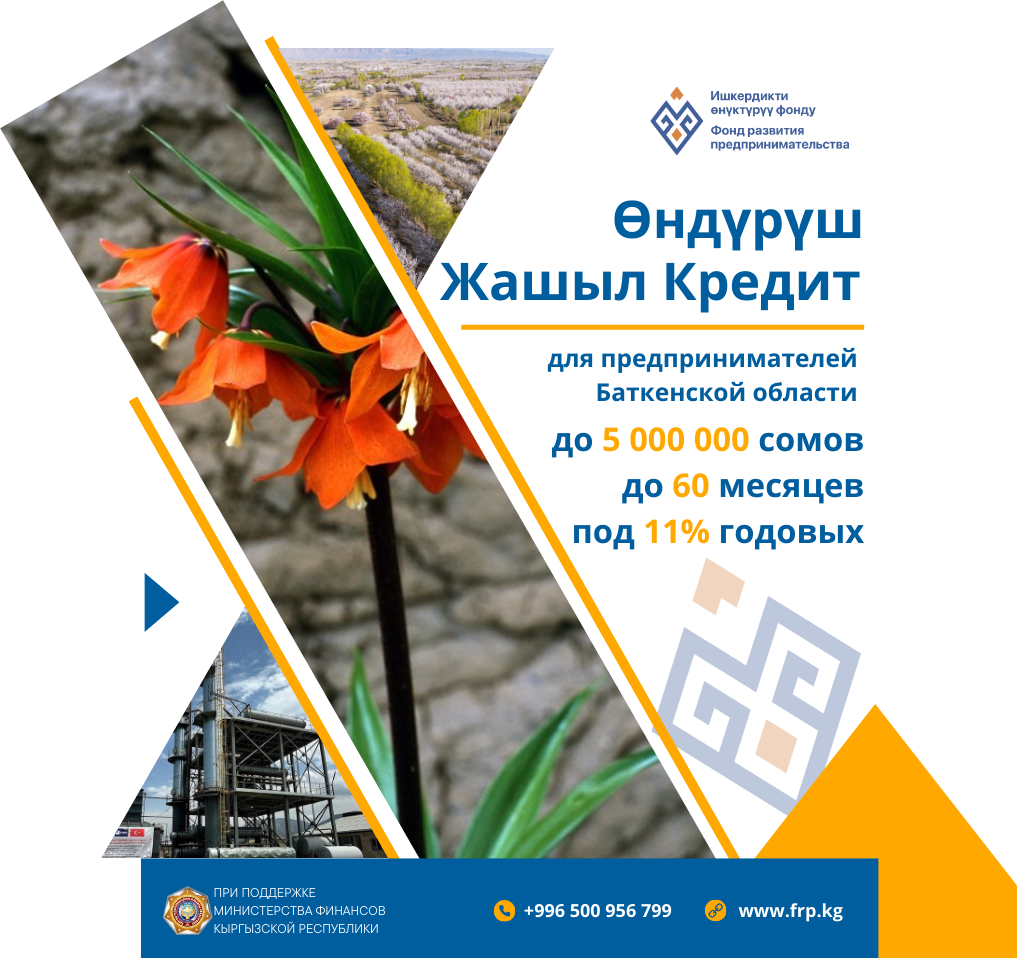 Кредиты под 11% для Баткенской области